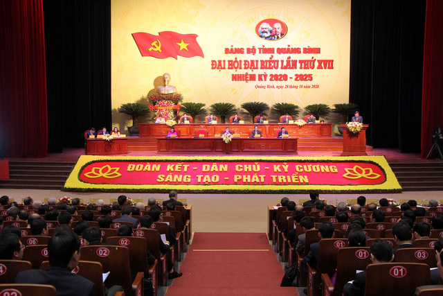 Khai mạc Đại hội đại biểu Đảng bộ tỉnh Quảng Bình nhiệm kỳ 2020-2025.
